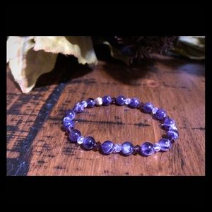 Purple Agate Bracelet